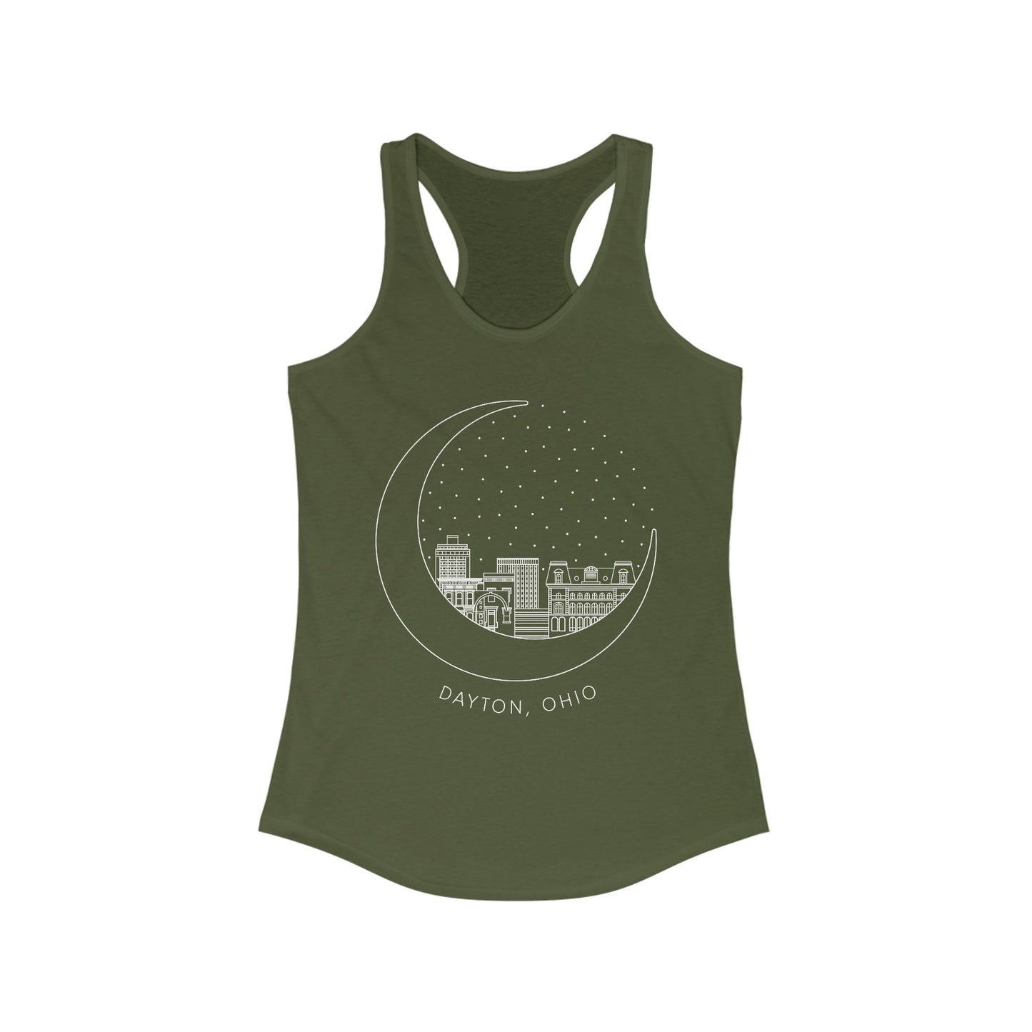 Moon Dayton Racerback Tank