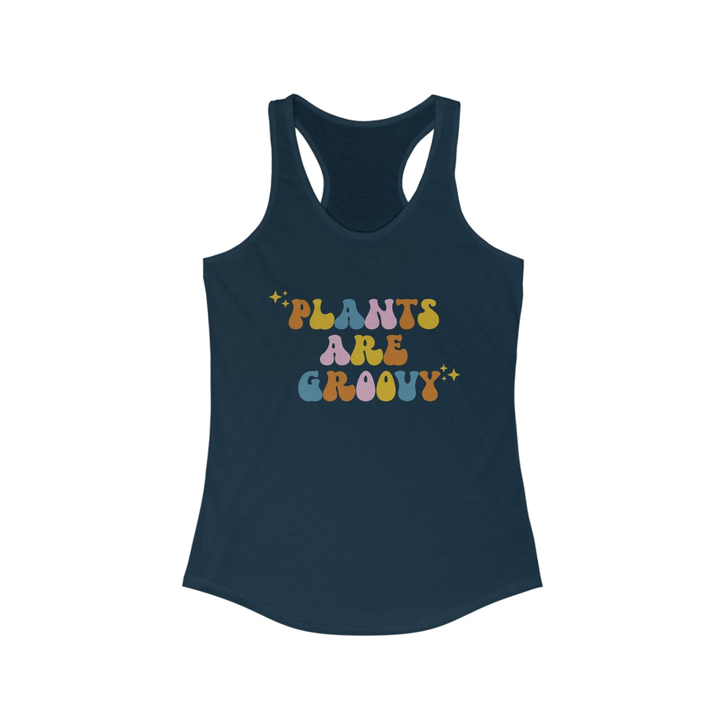Plants Are Groovy Women's Racerback Tank