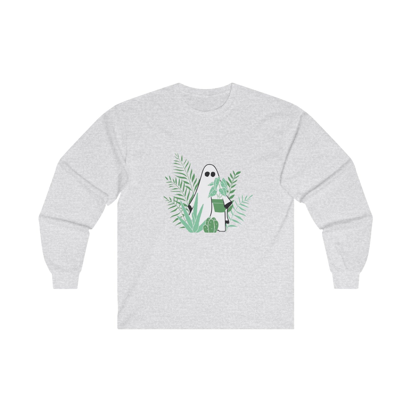 Unisex Long Sleeve Plant Ghost