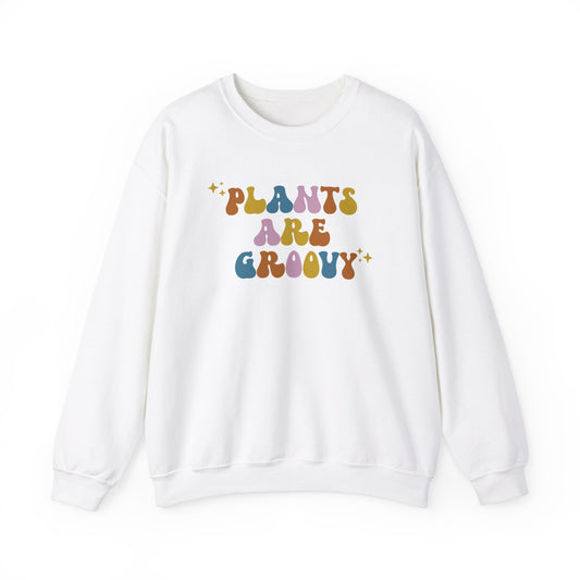 Plants are Groovy Crew Sweatshirt