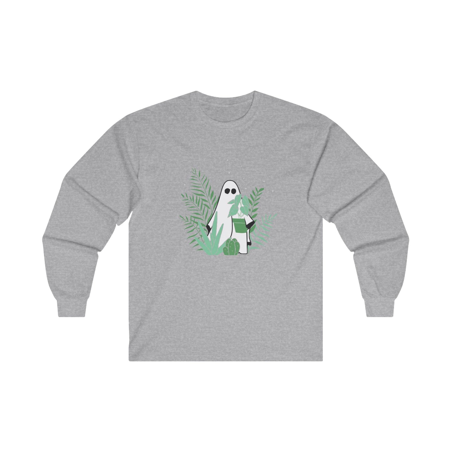 Unisex Long Sleeve Plant Ghost