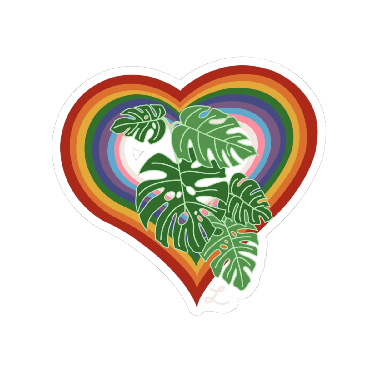 Pride + Plant Vinyl Sticker
