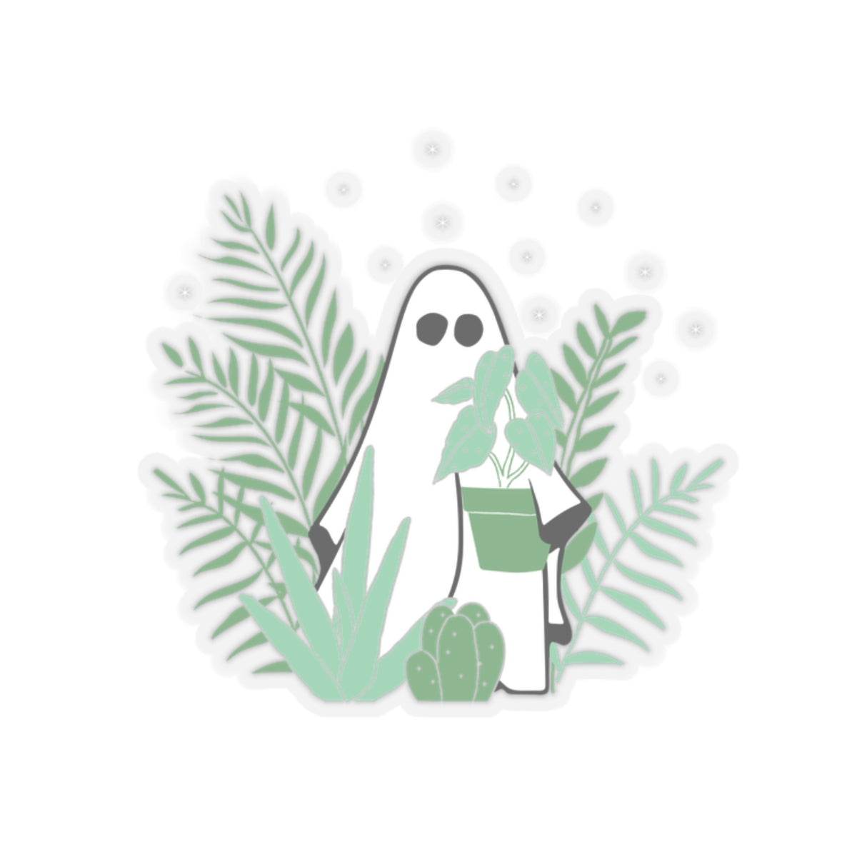 Plant Ghost Sticker