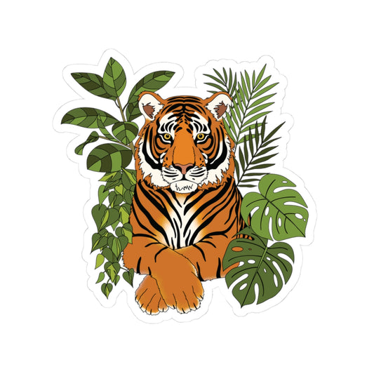 Jungle Tiger Vinyl Sticker