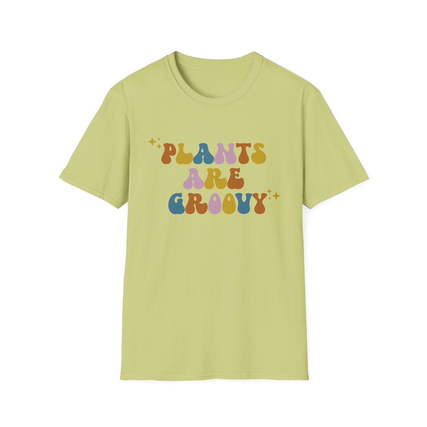 Plants are Groovy Unisex Softstyle Tee