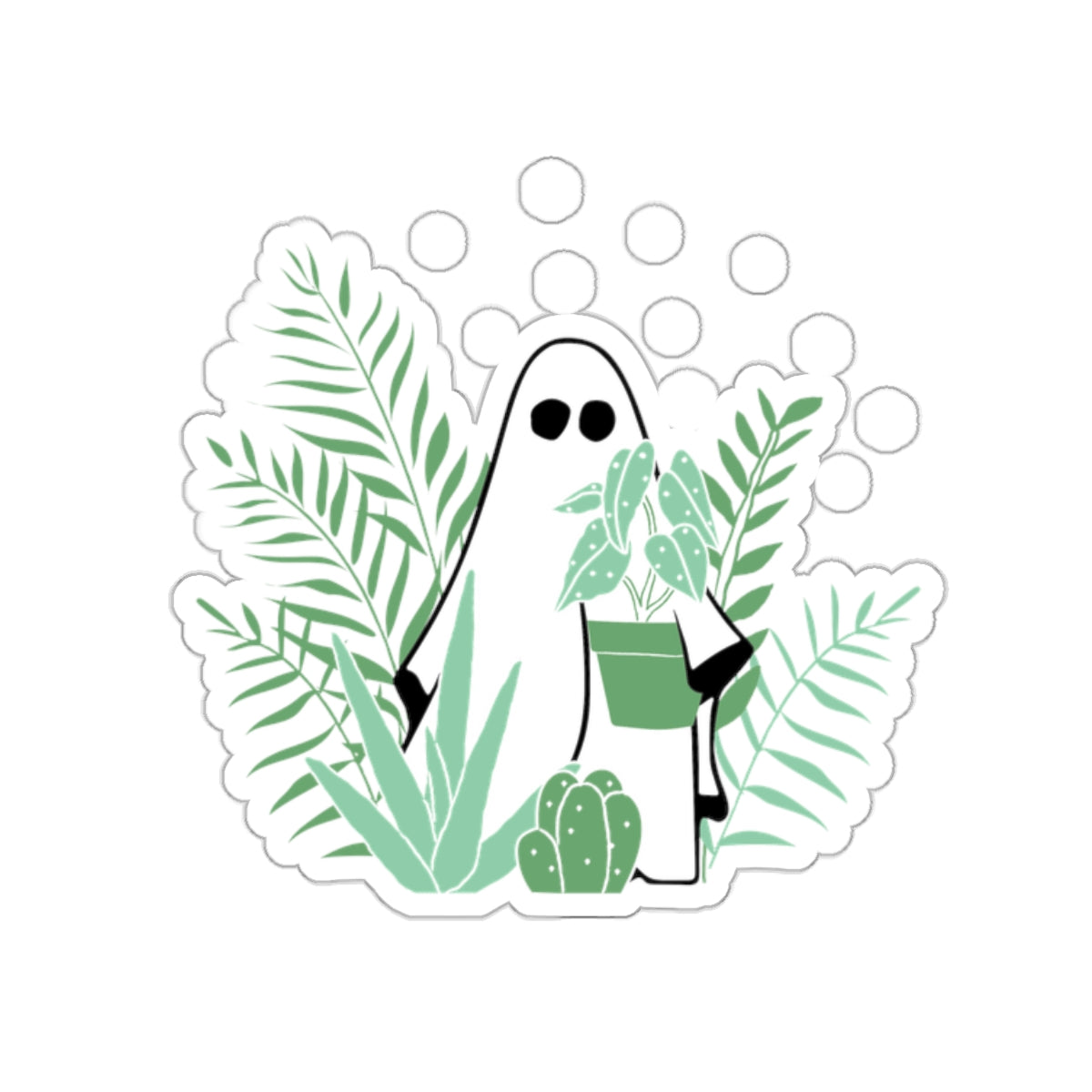 Plant Ghost Sticker